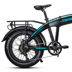 Rower elektryczny JOBOBIKE Eddy X 48V 13.5Ah (648Wh) czarny 2024