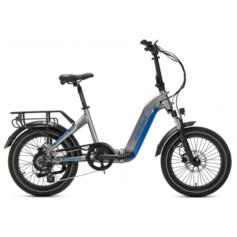 Rower elektryczny JOBOBIKE Romer 48V 15Ah szary / niebieski 2024