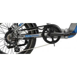 Rower elektryczny JOBOBIKE Romer Pro 48V 15Ah szary / niebieski