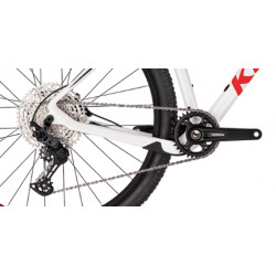 Rower górski 29 KELLYS Hacker 30 biały / czerwony 2024