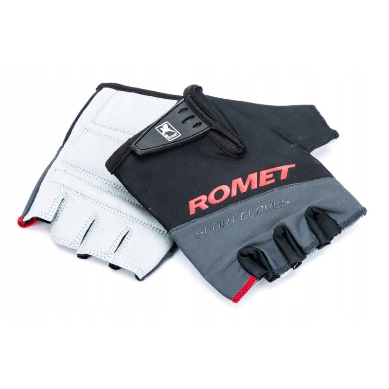 Rękawiczki ROMET czarno / czerwono / szare