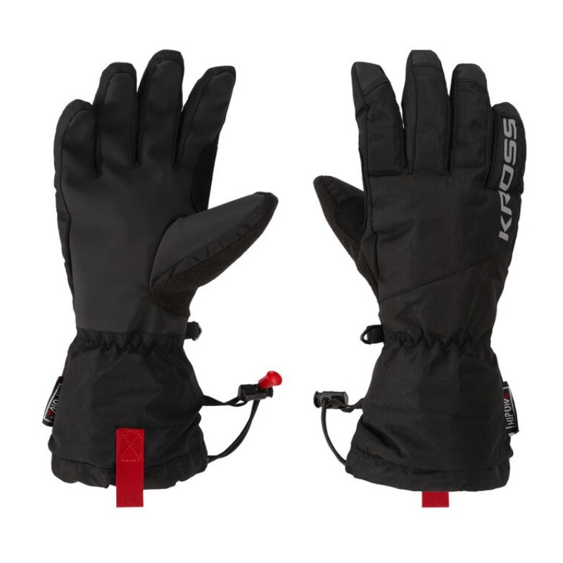 Rękawiczki długie zimowe KROSS Thermal 2.0 5F czarne