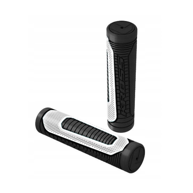 Chwyty rowerowe KROSS Scale czarny / biały