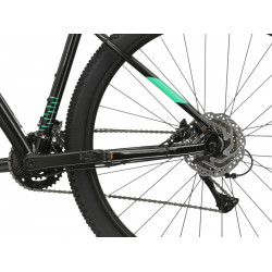 Rower górski 29 KROSS Level 1.0 czarny / zielony połysk
