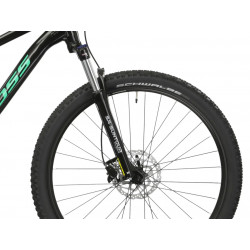 Rower górski 29 KROSS Level 1.0 czarny / zielony połysk