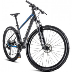 Rower górski ROMET Mustang 5 CS czarny / niebieski 2024