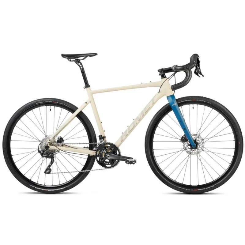 Rower gravel ROMET Aspre 2 beżowy / zielony 2024