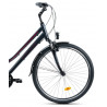 Rower miejski KANDS Travel-X czarny / bordowy połysk 2025