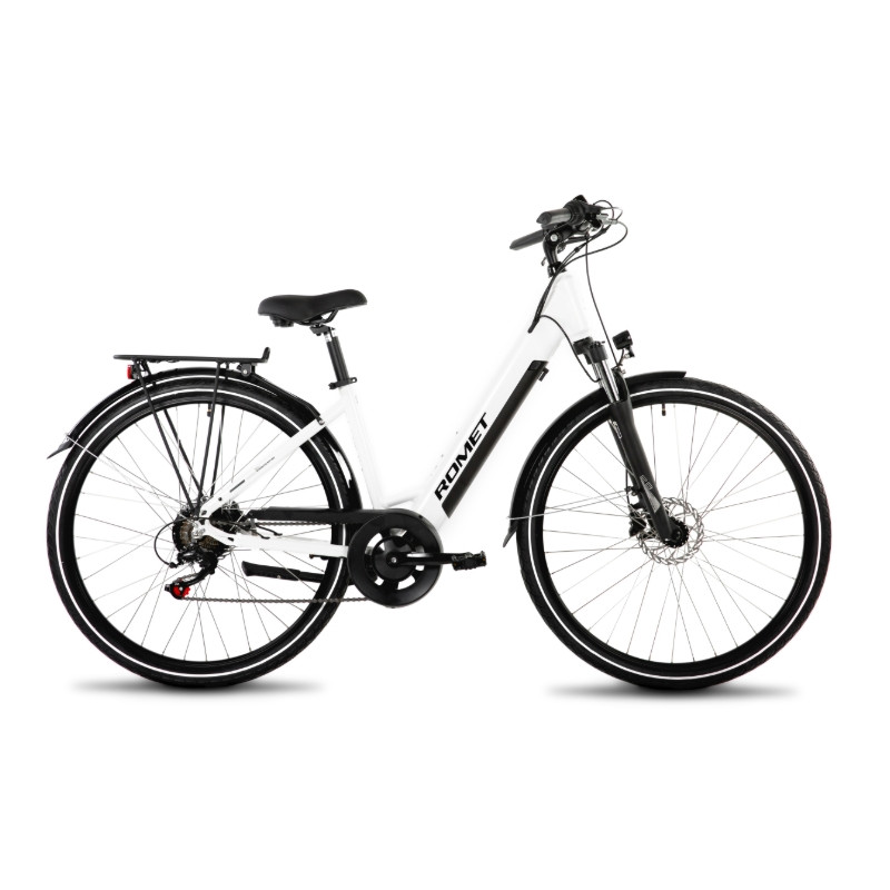 Rower elektryczny ROMET WAVE AN 1.0 R 504WH biały 2025