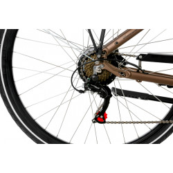 Rower elektryczny PROECO WAVE AN 1.0 R 504WH brązowy 2025