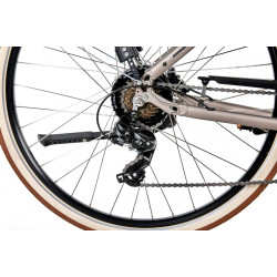 Rower elektryczny ROMET WAVE AN 1.0 504WH szampański 2025