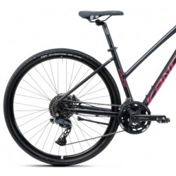 Rower crossowy KANDS Avangarde Cues czarny / różowy mat 2025