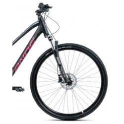 Rower crossowy KANDS Avangarde Cues czarny / różowy mat 2025