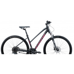 Rower crossowy KANDS Avangarde Cues czarny / różowy mat 2025