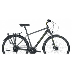 Rower trekkingowy TABOUS Kinetic 4.0 steel / lime 2025