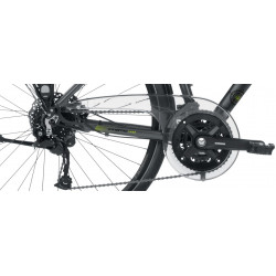 Rower trekkingowy TABOUS Kinetic 4.0 steel / lime 2025