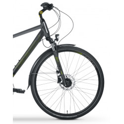 Rower trekkingowy TABOUS Kinetic 4.0 steel / lime 2025