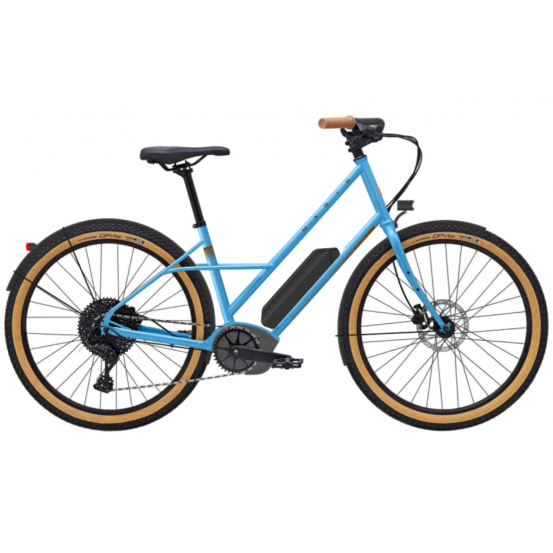 Rower elektryczny MARIN LARKSPUR E CE niebieski 2025