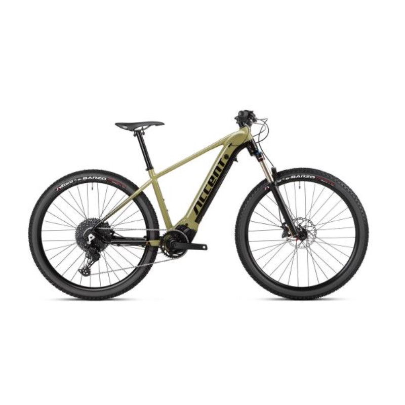 Rower elektryczny ACCENT E-PEAK M500 zielony / czarny 2025