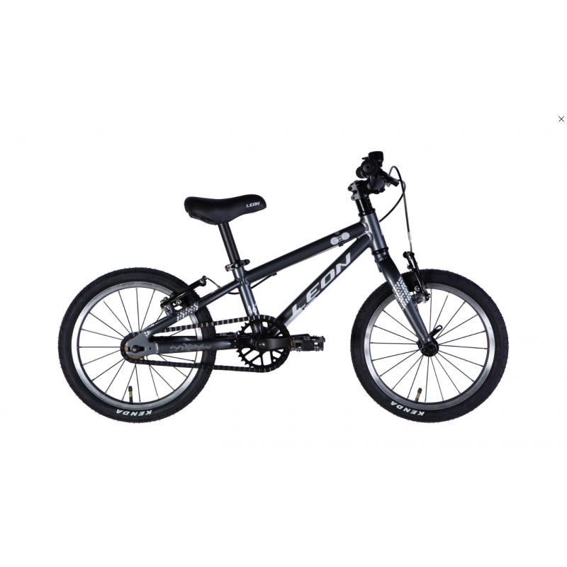 Rower dziecięcy 16 LEON GO VBR FR szary 2025