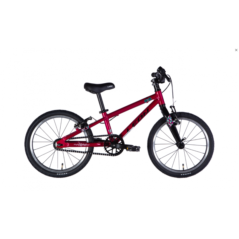 Rower dziecięcy 18 LEON GO VBR FR malinowy 2025