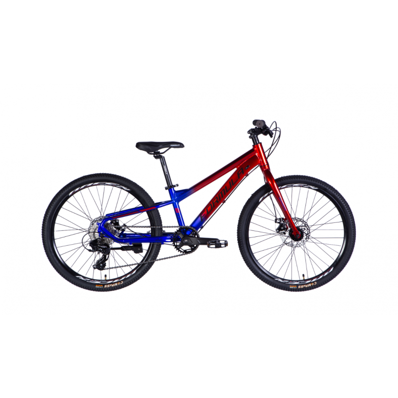 Rower AL 24" Formula F-1 DD CS rama-11" czerwono-niebieski 2025