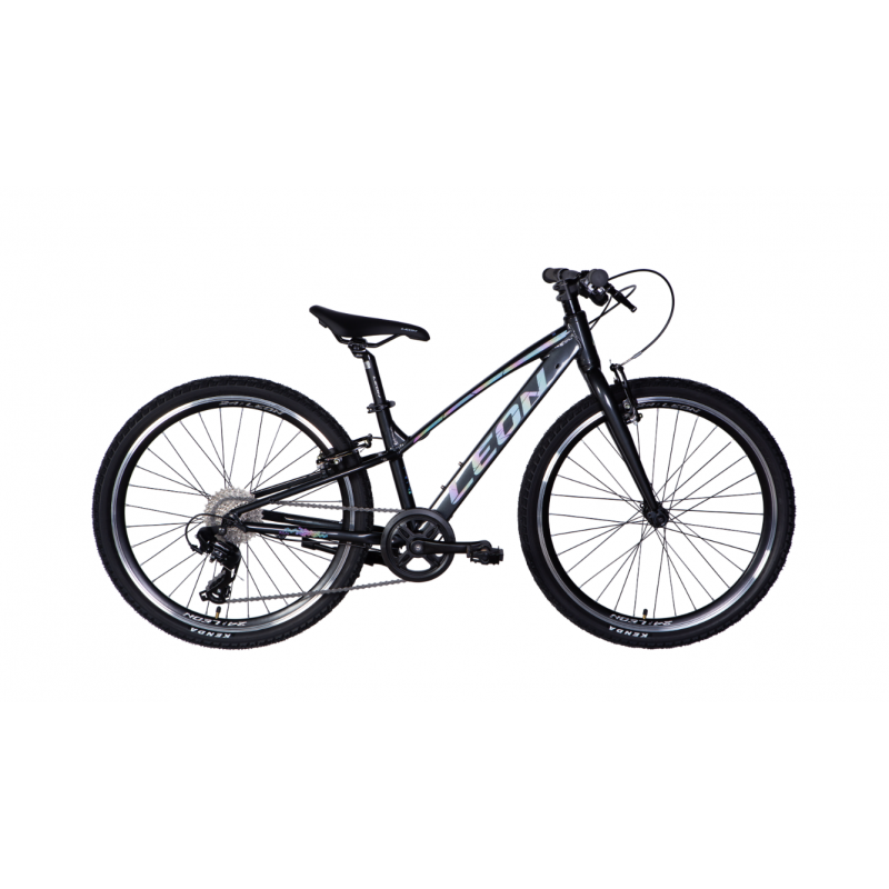 Rower młodzieżowy 24 Leon JUNIOR VBR CS czarny 2025