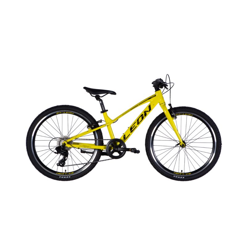 Rower młodzieżowy 24 Leon JUNIOR VBR CS żółty / czarny 2025