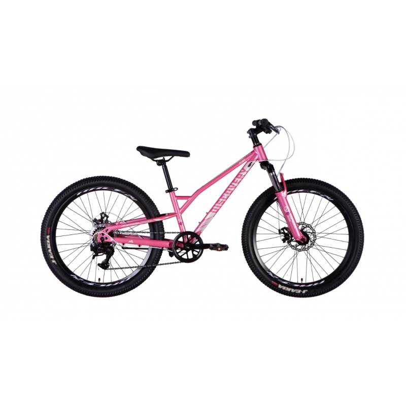 Rower dziecięcy 24 Discovery FLINT DD FR różowy / biały 2025