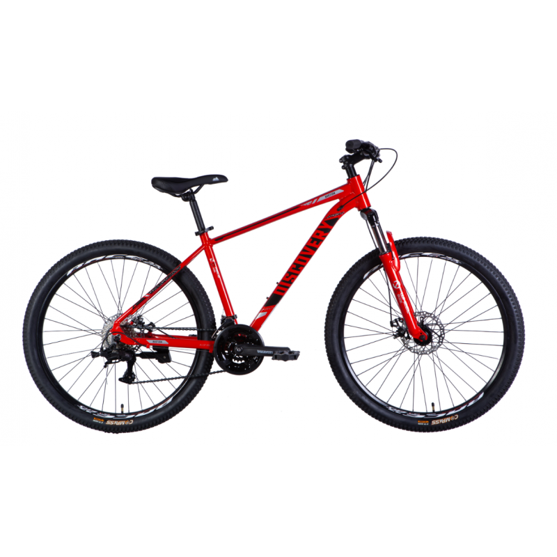 Rower górski 27,5 Discovery BASTION DD CS czerwony / czarny 2025