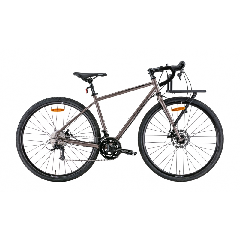 Rower gravelowy 28 Leon TR-90 DD beżowy 2025