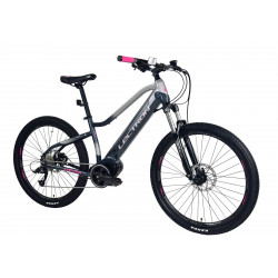 Rower elektryczny 27,5 LECTRON Montana MX 36V 17,5Ah (630Wh) srebrny / szary 2025