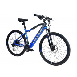 Rower elektryczny 28 LECTRON Voyager RX 36V 17,5Ah (630Wh) szary / niebieski 2025