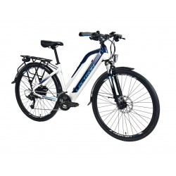 Rower elektryczny 28 LECTRON Altezza R 36V 17,5Ah (630Wh) niebieski / biały 2025