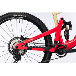 Rower elektryczny GHOST PATH RIOT CF FULL PARTY czerwony / żółty 2025