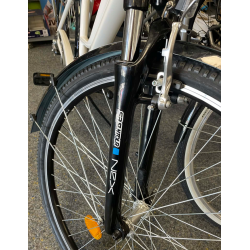 Merida m bike 9.1 damski biały, czarny widelec 2024 uszkodzony lakierniczo