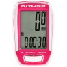 Licznik Rowerowy Kross KRC 309 biało różowy