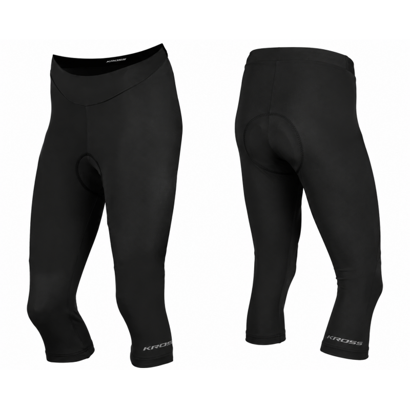 Spodenki rowerowe damskie Kross Tights 3/4 Sport Lady Padded