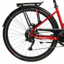 Rower trekkingowy Kross Trans 5.0 czerwony/srebrny