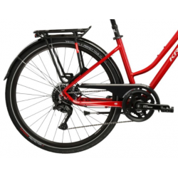 Rower trekkingowy Kross Trans 5.0 czerwony/srebrny