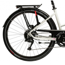 Rower trekkingowy Kross Trans 5.0 szary/różowy
