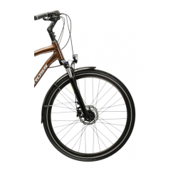 Rower trekkingowy Kross Trans 5.0 brązowy / srebrny