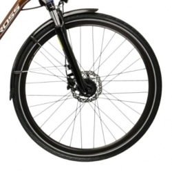 Rower trekkingowy Kross Trans 5.0 brązowy / srebrny