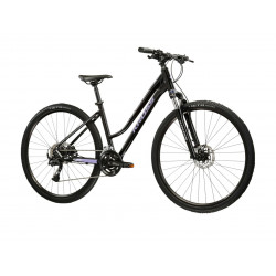 Rower crossowy Kross Evado 7.0 czarny/fioletowy