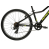 Rower młodzieżowy Kross Hexagon JR 24 czarny/żółty